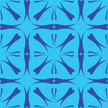 Seamless stencil tile pattern design in indian, spanish, moroccan and persian Stock-Illustration