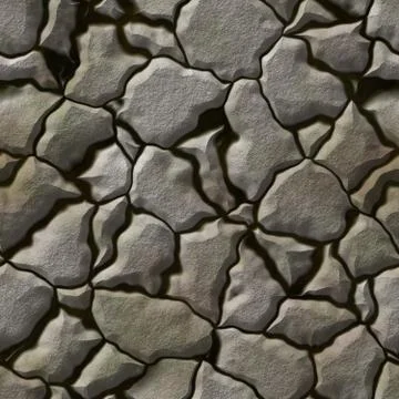 Seamless stone generated hires texture Stock Illustration