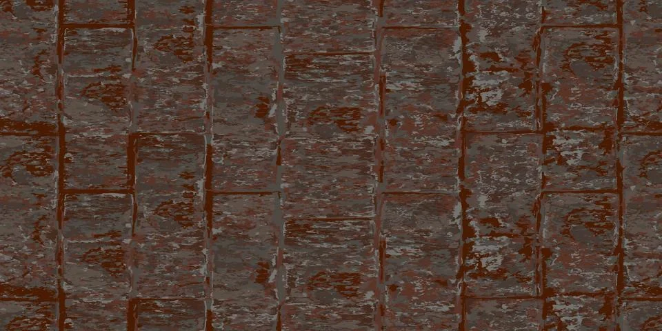 Seamless stone masonry texture. Seamless texture of old dirty stone. Vector Stock Illustration