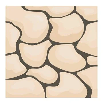 Seamless stone texture forming irregular pattern Stock Illustration