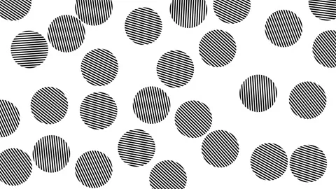 Seamless striped dot background with dynamic movement and repeating layout, perf Видео 334559943