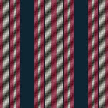 A seamless striped fabric surface shows even parallel lines and a crisp fabri Ilustração Stock
