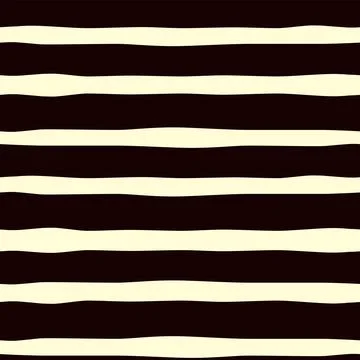 Seamless striped pattern 80s style. Retro cartoon black contrasting stripe Stock Illustration