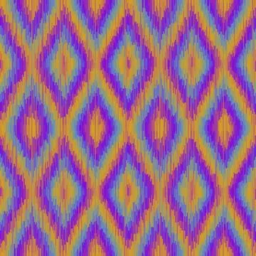 Seamless striped pattern in Aztec style. Folk embroidery.. Aztec ikat style Stock Illustration