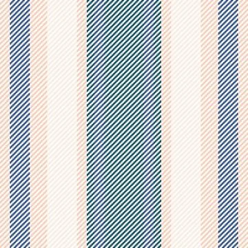 Seamless striped pattern featuring vertical blue and peach lines with a fine  Stock Illustration