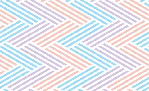 Seamless striped pattern. Fun and simple summer pattern of stripes. Rose moti Illustrazione stock