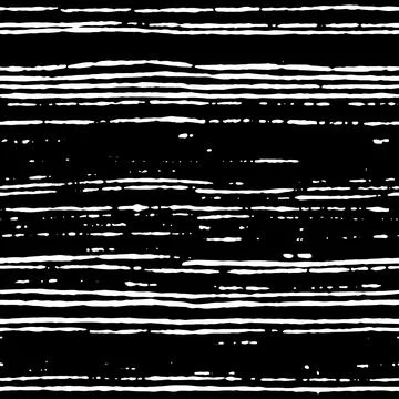 Seamless striped pattern hand painted with ink brush Stock Illustration