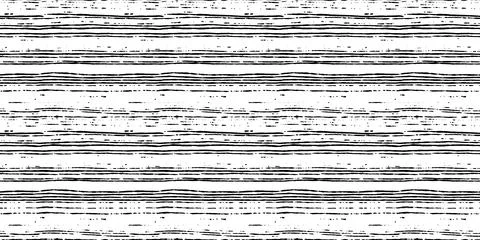 Seamless striped pattern hand painted with ink brush Illustrazione stock