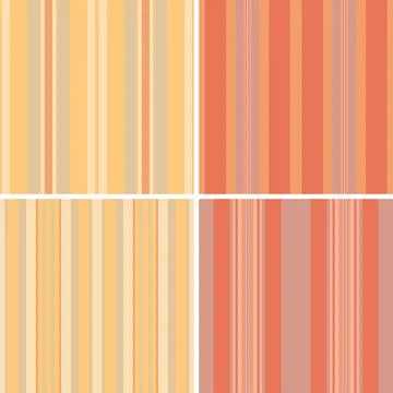Seamless striped pattern pack perfect for everyday women's fashion. Vector .. 스톡 일러스트