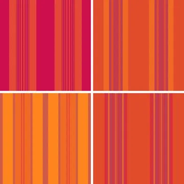 Seamless striped pattern pack for textile manufacturing and design industry.. Stock Illustration
