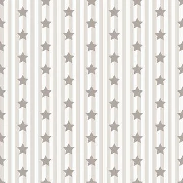 Seamless striped pattern with stars cloud dancer modern trend 2026 Stock-Illustration