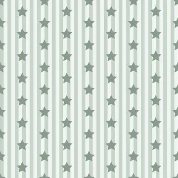 Seamless striped star pattern sage green natural background modern wallpaper 스톡 일러스트