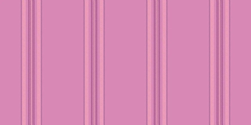 Seamless striped textile pattern in pink hues. Delicate vertical lines add te 库存插图