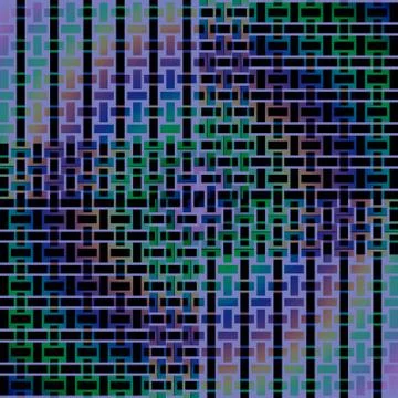 Seamless stripes and rectangles pattern multicolored Stock Illustration