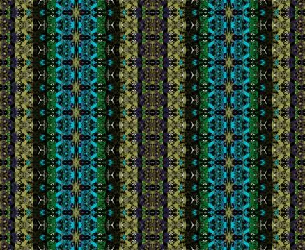 Seamless stripes pattern brown blue Stock Illustration