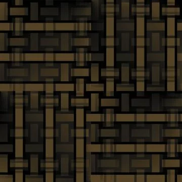 Seamless stripes pattern shifted gold dark brown black Stock Illustration