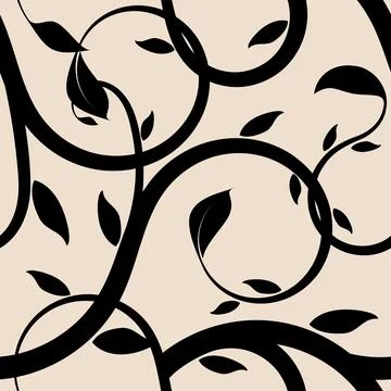 Seamless stylish flourish design pattern vector illustration イラスト素材