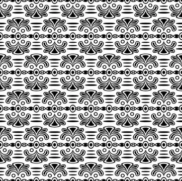 Seamless stylish texture with ancient style Stock Illustration