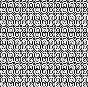 Seamless stylish texture with snail shell Stock Illustration