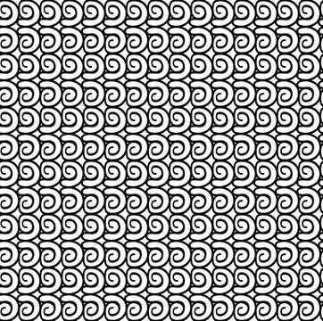 Seamless stylish texture with snail shell Stock Illustration