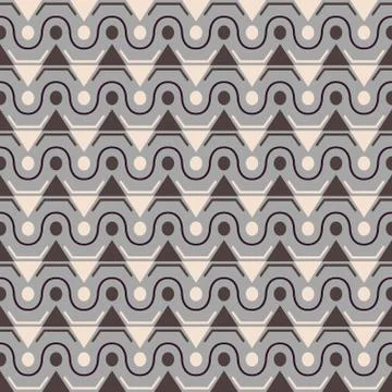 Seamless stylish texture with triangle and grey color Stock Illustration