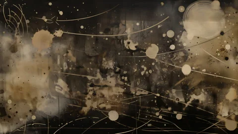 Seamless Stylized Grunge Texture Frame Video stock 263028670