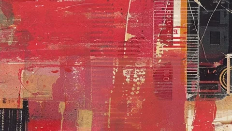 Seamless Stylized Grunge Texture Layer Stock Footage 300081817