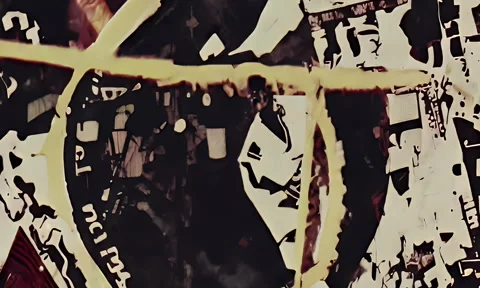 Seamless Stylized Grunge Texture Visual Stock Footage 294179597