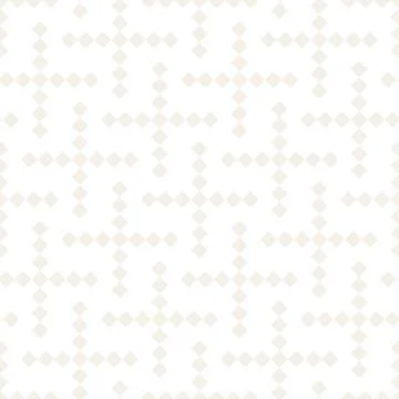 Seamless subtle cross lattice pattern. Abstract geometric tiling mosaic. St.. Stockillustratie