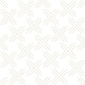 Seamless subtle cross lattice pattern. Abstract geometric tiling mosaic. Styl Stock Illustration