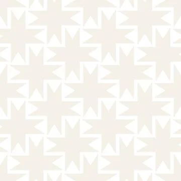 Seamless subtle cross lattice pattern. Abstract geometric tiling mosaic. Styl Stock Illustration