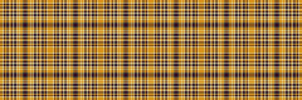 A seamless, subtly textured plaid pattern in warm gold and dark brown hues.   Stock Illustration