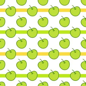 Seamless summer background. Hand drawn pattern Stock Illustration