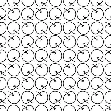 Seamless summer background. Hand drawn pattern Stock Illustration