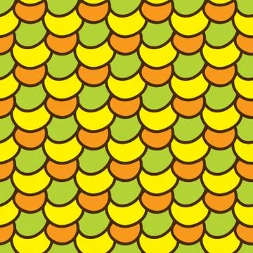 Seamless summer background. Hand drawn pattern Stock Illustration