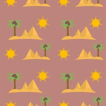 Seamless summer pattern Stock Illustration