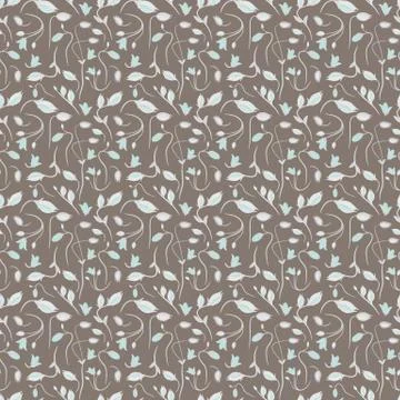 Seamless summer tiny floral pattern Stock Illustration