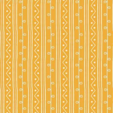 Seamless summer vector pattern. Hand drawn abstract branch illustration Stock Illustration