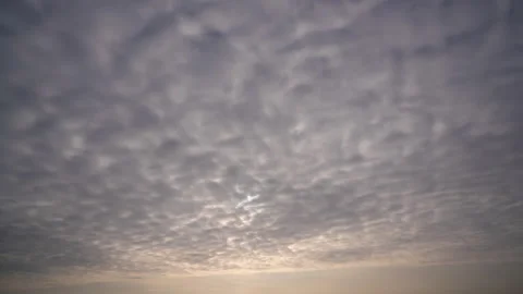 Seamless Sunset Cloudscape Timelapse Loop Over Horizon Stock Footage 306584476