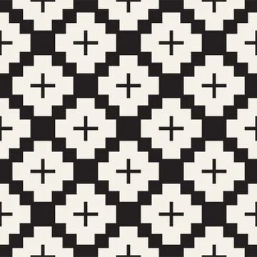 Seamless surface geometric design. Repeating tiles ornament background. Vector Stock Illustration