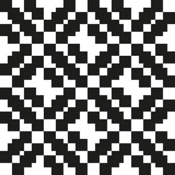 Seamless surface geometric design. Repeating tiles ornament background. Vecto Stock Illustration