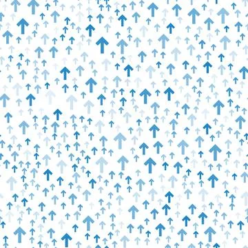 Seamless surface pattern design with arrows ornament. Ornament can be used for Stockillustratie