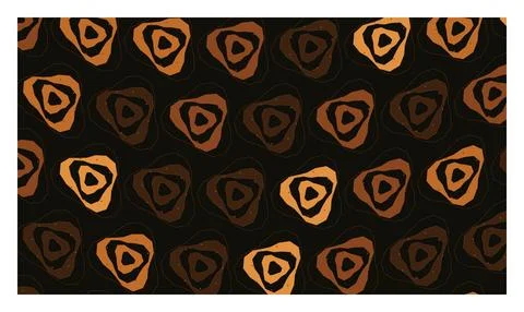 Seamless surface pattern with overlapping organic brown triangle shapes on .. Stock Illustration