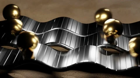 Seamless surfaces 3D render. Stock Footage 222000518