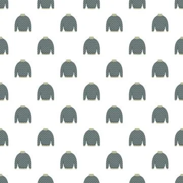 Seamless sweater pattern creating textile background for design Illustrazione stock