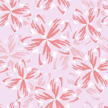 Seamless sweet flowers pattern background , greeting card Stock Illustration