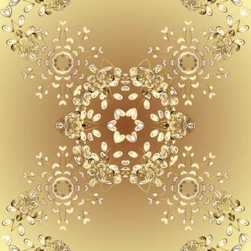 Seamless swirl pattern. Endless curl ornament. Sketch, doodle, scribble on neutr Stock Illustration