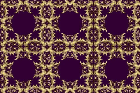 Seamless swirl pattern. Endless curl ornament. Raster. Can be used for greeting 스톡 일러스트