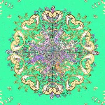 Seamless swirl pattern. In simple style. Sketch, doodle, scribble on neutral, be 스톡 일러스트