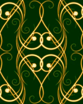 Seamless swirles pattern Stock Illustration